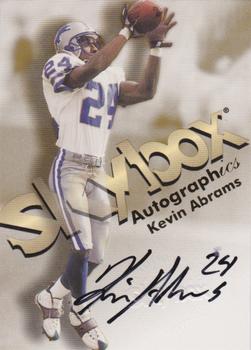 1998 SkyBox Premium - Autographics #NNO Kevin Abrams Front