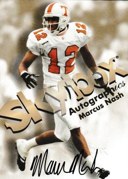 1998 SkyBox Premium - Autographics #NNO Marcus Nash Front