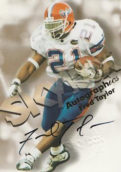 1998 SkyBox Premium - Autographics #NNO Fred Taylor Front