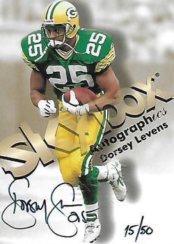 1998 SkyBox Premium - Autographics Blue Ink #NNO Dorsey Levens Front