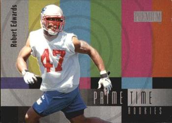1998 SkyBox Premium - Prime Time Rookies #2 PT Robert Edwards Front