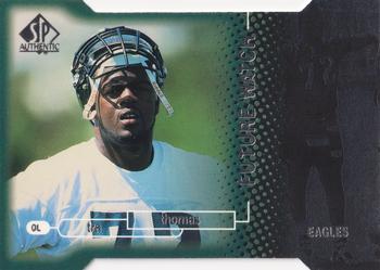1998 SP Authentic - Die Cuts #24 Tra Thomas Front