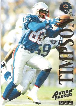 1995 Action Packed #100 Michael Timpson Front