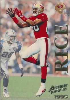 1995 Action Packed #1 Jerry Rice Front