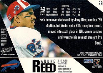 1995 Action Packed #29 Andre Reed Back