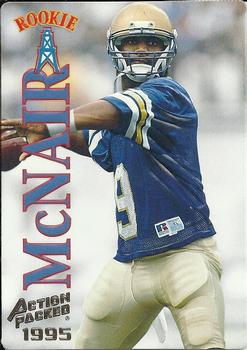 1995 Action Packed #36 Steve McNair Front