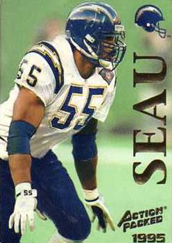 1995 Action Packed #79 Junior Seau Front