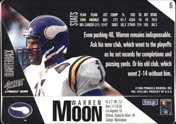 1995 Action Packed #6 Warren Moon Back
