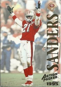 1995 Action Packed #8 Deion Sanders Front