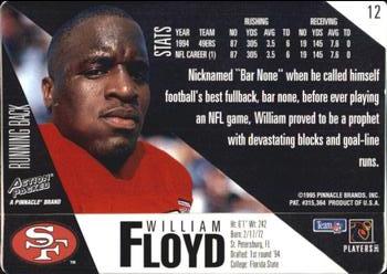 1995 Action Packed #12 William Floyd Back
