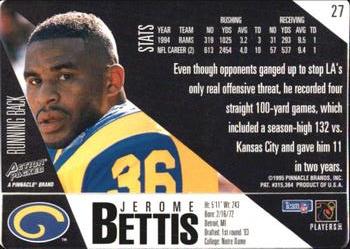 1995 Action Packed #27 Jerome Bettis Back