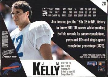 1995 Action Packed #28 Jim Kelly Back