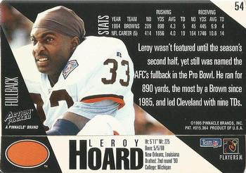 1995 Action Packed #54 Leroy Hoard Back