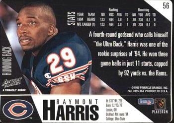 1995 Action Packed #56 Raymont Harris Back
