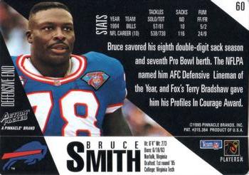 1995 Action Packed #60 Bruce Smith Back