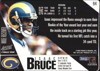 1995 Action Packed #94 Isaac Bruce Back