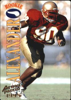 1995 Action Packed #103 Derrick Alexander Front