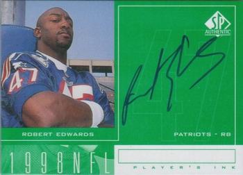 1998 SP Authentic - Player's Ink Green #RE Robert Edwards Front