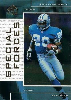 1998 SP Authentic - Special Forces #S10 Barry Sanders Front