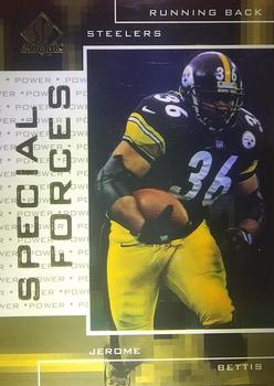 1998 SP Authentic - Special Forces #S13 Jerome Bettis Front