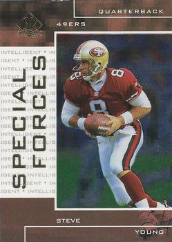 1998 SP Authentic - Special Forces #S16 Steve Young Front