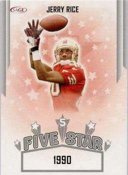 2023 SAGE HIT - Five Star Silver #FS-3 Jerry Rice Front