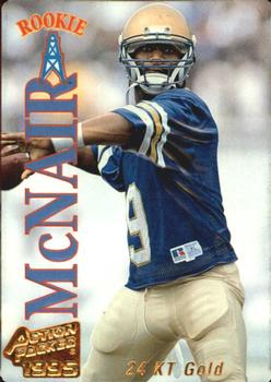 1995 Action Packed - 24K Gold #18G Steve McNair Front