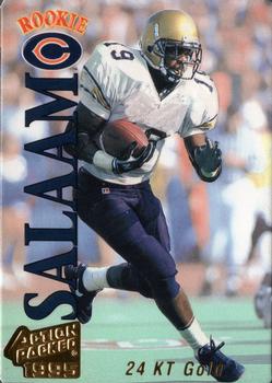 1995 Action Packed - 24K Gold #19G Rashaan Salaam Front