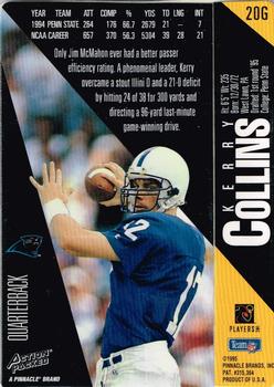 1995 Action Packed - 24K Gold #20G Kerry Collins Back