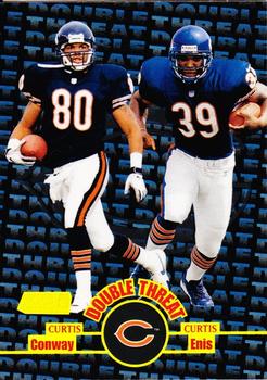 1998 Stadium Club - Double Threat #DT2 Curtis Conway / Curtis Enis Front