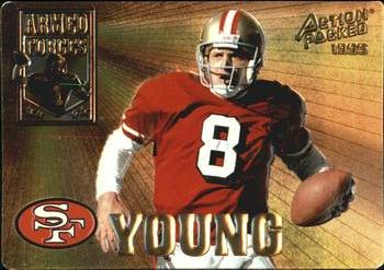 1995 Action Packed - Armed Forces #AF4 Steve Young Front