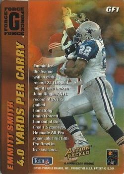 1995 Action Packed - G-Force #GF1 Emmitt Smith Back