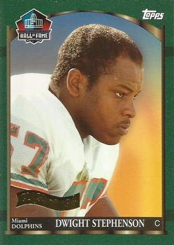 1998 Topps - Hall of Fame Class of 1998 #HOF1 Dwight Stephenson Front