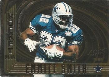 1995 Action Packed - Rocket Man #RM2 Emmitt Smith Front