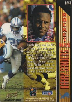 1995 Action Packed - Rocket Man #RM3 Barry Sanders Back
