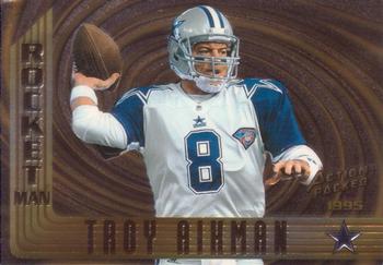 1995 Action Packed - Rocket Man #RM11 Troy Aikman Front