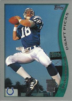 1998 Topps Season Opener #1 Peyton Manning Front