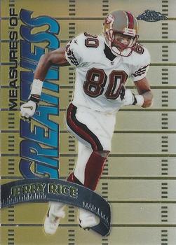 1998 Topps Chrome - Measures of Greatness #MG3 Jerry Rice Front