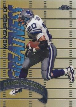 1998 Topps Chrome - Measures of Greatness #MG10 Barry Sanders Front