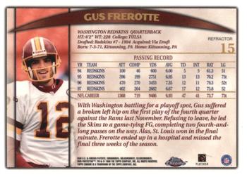 1998 Topps Chrome - Refractors #15 Gus Frerotte Back