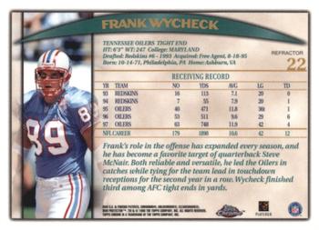 1998 Topps Chrome - Refractors #22 Frank Wycheck Back
