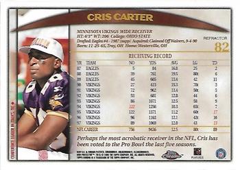 1998 Topps Chrome - Refractors #82 Cris Carter Back