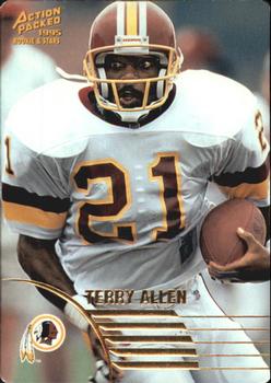 1995 Action Packed Rookies & Stars #29 Terry Allen Front
