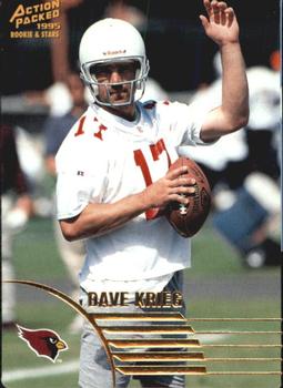 1995 Action Packed Rookies & Stars #32 Dave Krieg Front