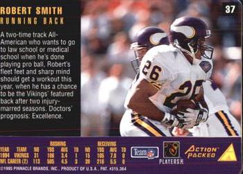 1995 Action Packed Rookies & Stars #37 Robert Smith Back