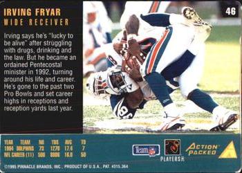 1995 Action Packed Rookies & Stars #46 Irving Fryar Back