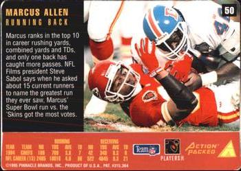 1995 Action Packed Rookies & Stars #50 Marcus Allen Back