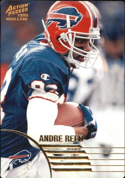 1995 Action Packed Rookies & Stars #67 Andre Reed Front