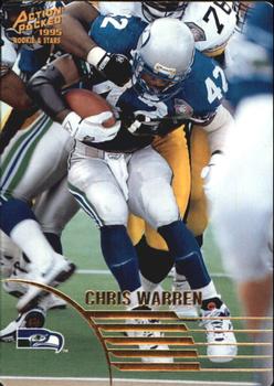 1995 Action Packed Rookies & Stars #77 Chris Warren Front