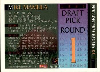 1995 Bowman #7 Mike Mamula Back